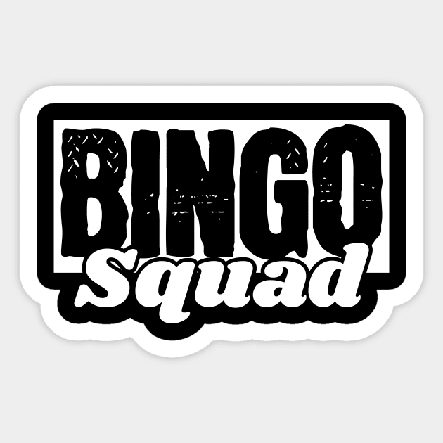 Bingo Bingo Squad Bingo Player Sticker by CreativeGiftShop